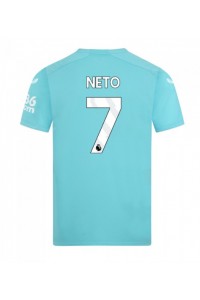 Wolves Pedro Neto #7 Jalkapallovaatteet Kolmaspaita 2023-24 Lyhythihainen